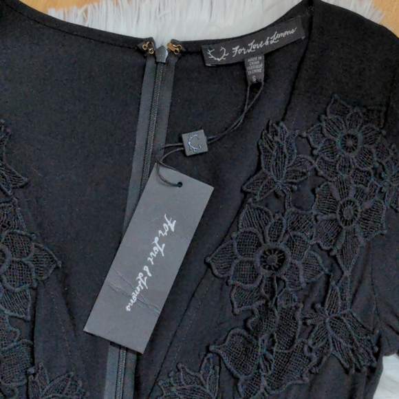 NWT FOR LOVE AND LEMONS Floral Romper - Picture 3 of 4